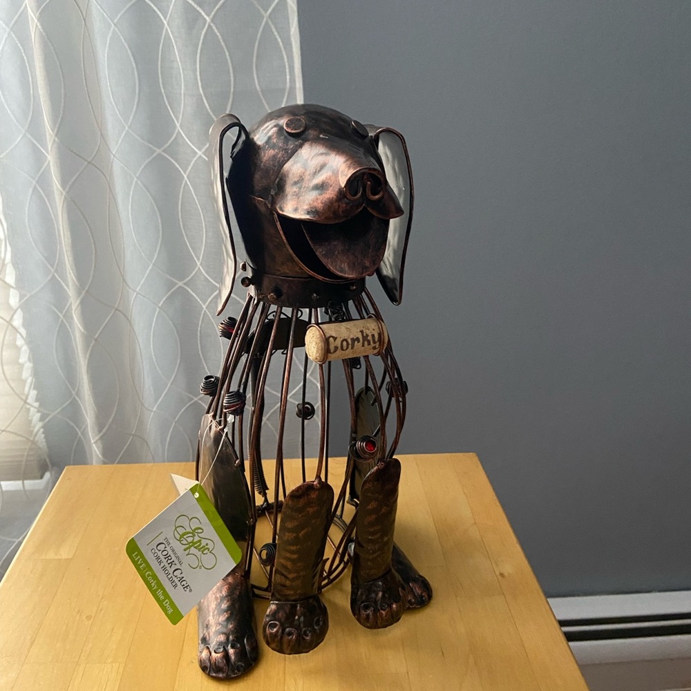 Cork Cage Shaped Like Dog!
